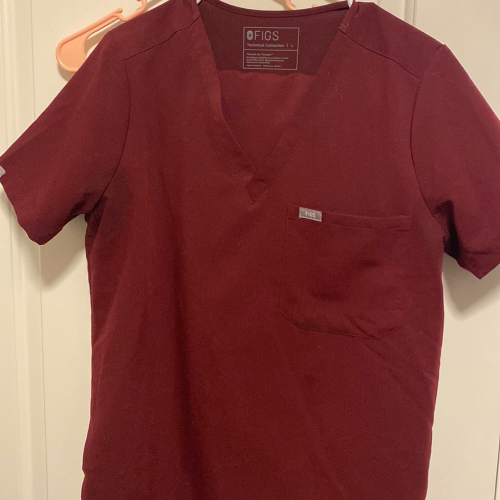 Figs Large Burgundy Set